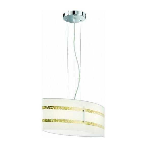 Trio - Candelabro suspenso NIKOSIA 2xE27/40W/230V dourada