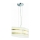 Trio - Candelabro suspenso NIKOSIA 2xE27/40W/230V dourada