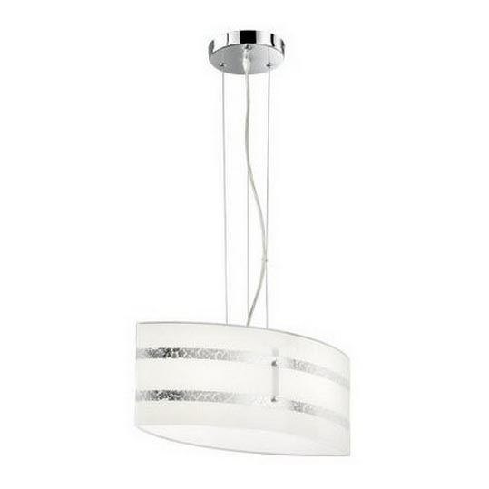 Trio - Candelabro suspenso NIKOSIA 2xE27/40W/230V prateado