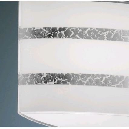 Trio - Candelabro suspenso NIKOSIA 2xE27/40W/230V prateado