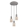 Trio - Candelabro suspenso WAILER 3xGU10/5W/230V cinzento