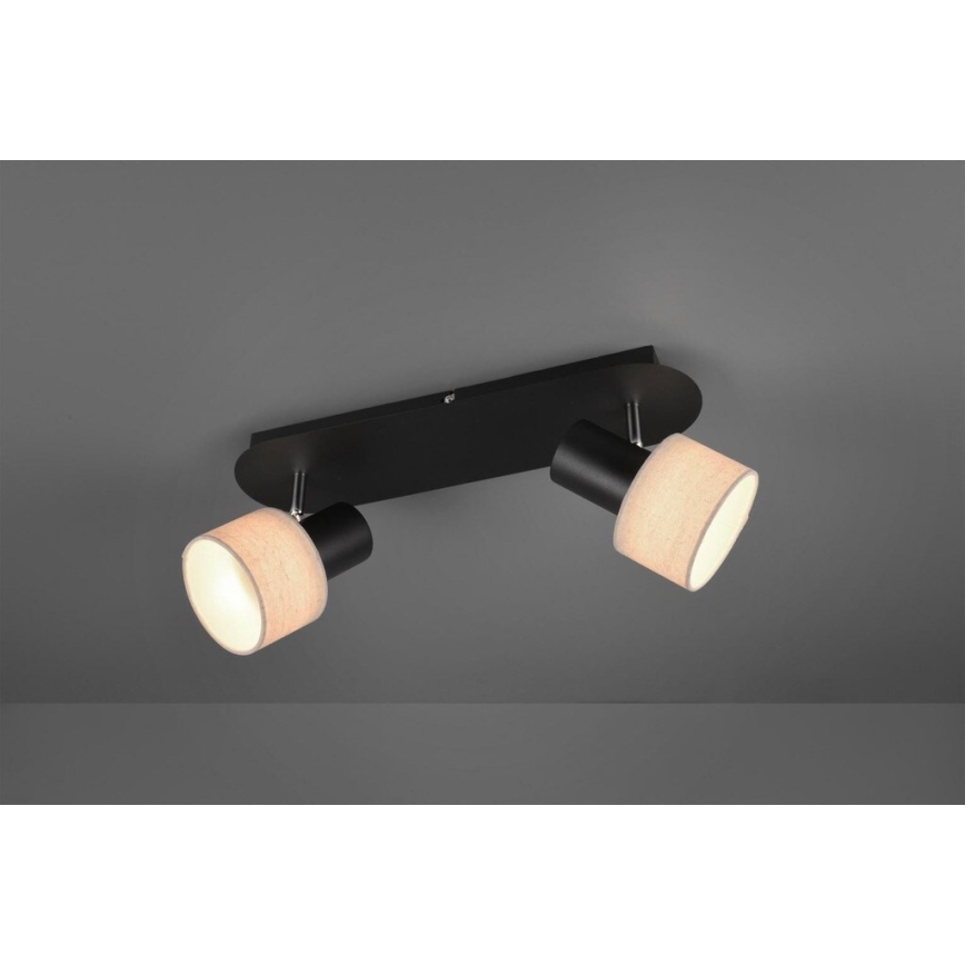 Trio - Foco WAILER 2xGU10/5W/230V preto