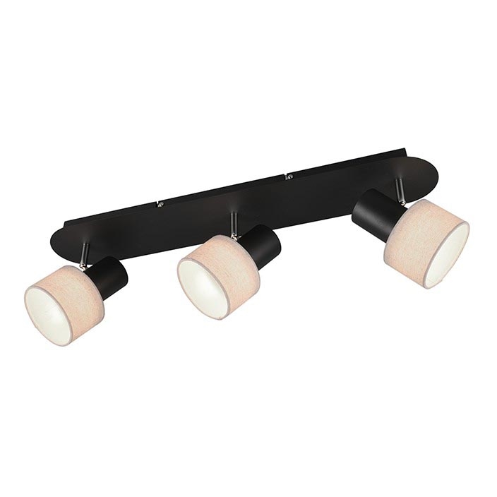 Trio - Foco WAILER 3xGU10/5W/230V preto