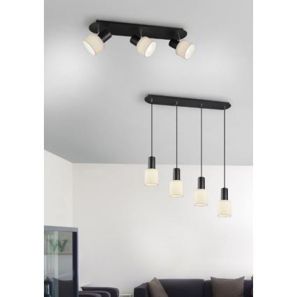 Trio - Foco WAILER 3xGU10/5W/230V preto