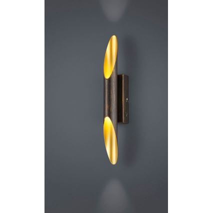 Trio - Iluminação de parede LED BOLERO 2xLED/3,1W/230V CRI 90 cobre