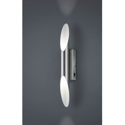 Trio - Iluminação de parede LED BOLERO 2xLED/3,1W/230V CRI 90 cromado mate
