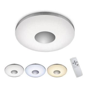 Trio - Luz de teto LED de escurecimento CASTOR LED/25W/230V + controlo remoto
