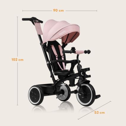 Trociclo Infantil BERRY Rosa Claro da Lionelo