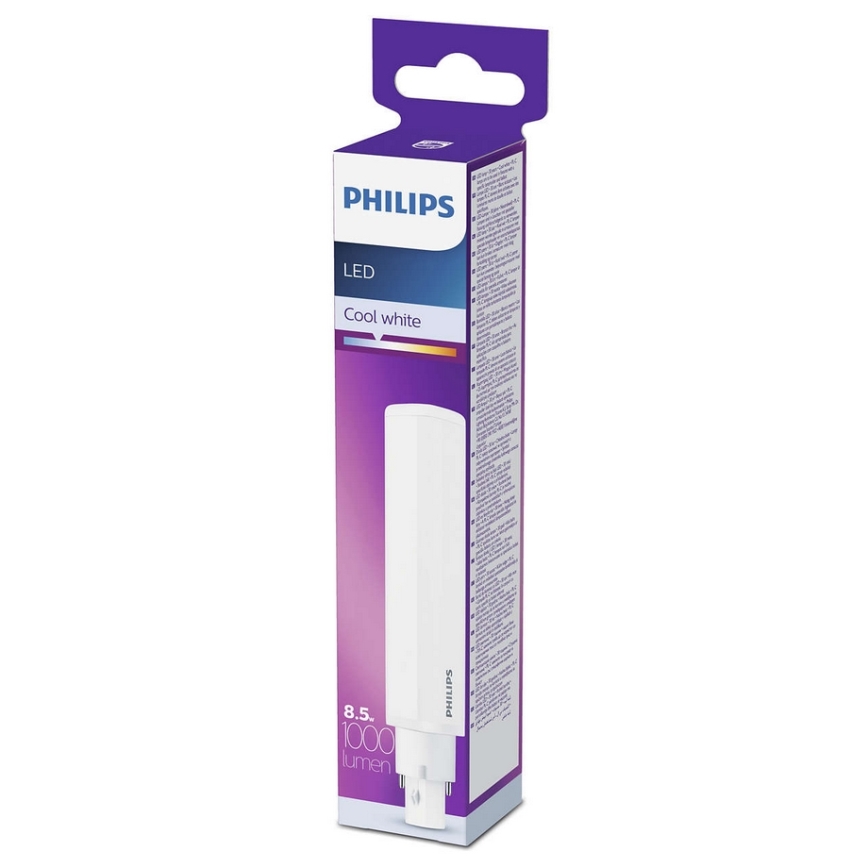 Tubo fluorescente LED Philips G24D-3/8,5W/230V 17,06 cm
