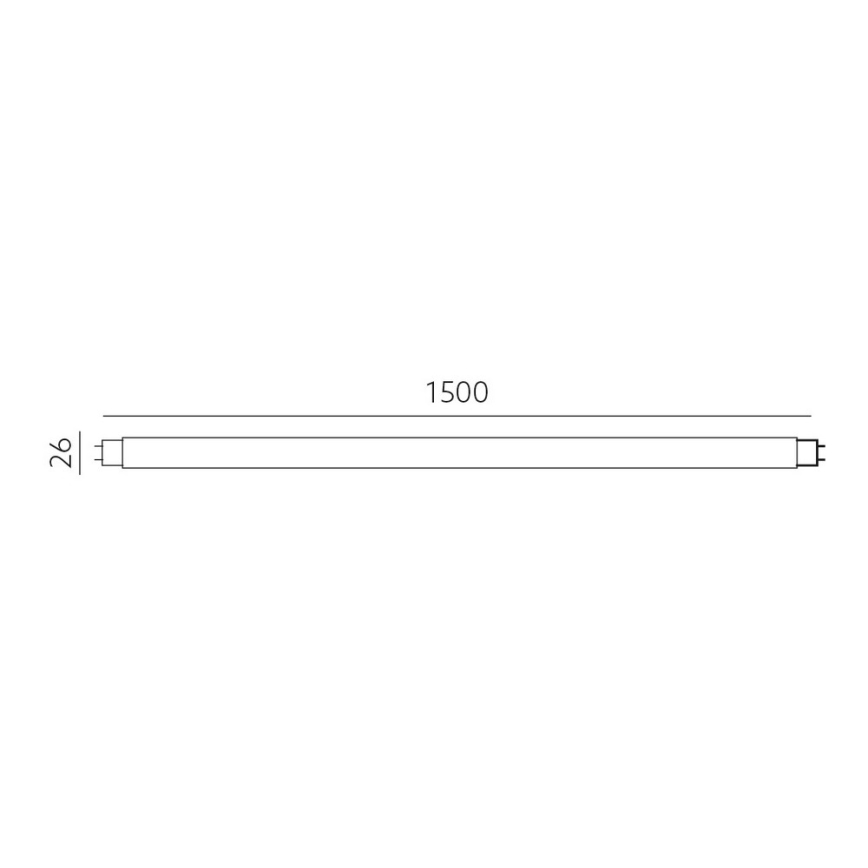 Tubo fluorescente LED T8 G13/22W/230V 150 cm