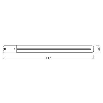 Tubo LED 2G11/18W/230V 4000K - Osram