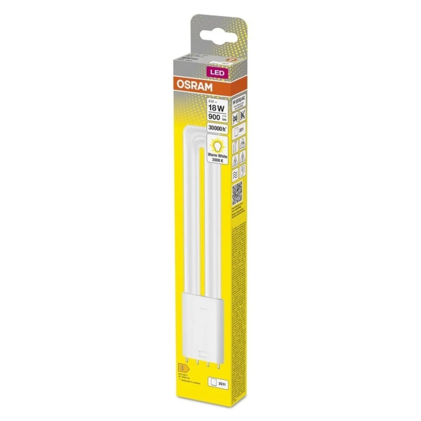 Tubo LED 2G11/8W/230V 3000K - Osram