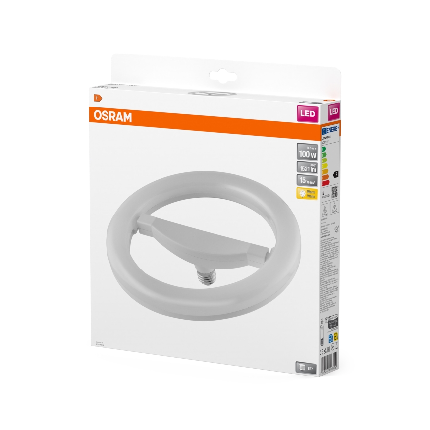 Tubo LED E27/14,5W/230V 2700K - Osram