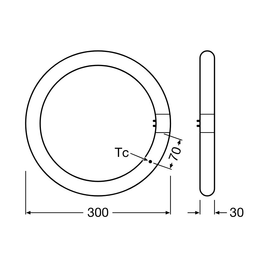 Tubo LED G10q/18,3W/230V 3000K - Osram