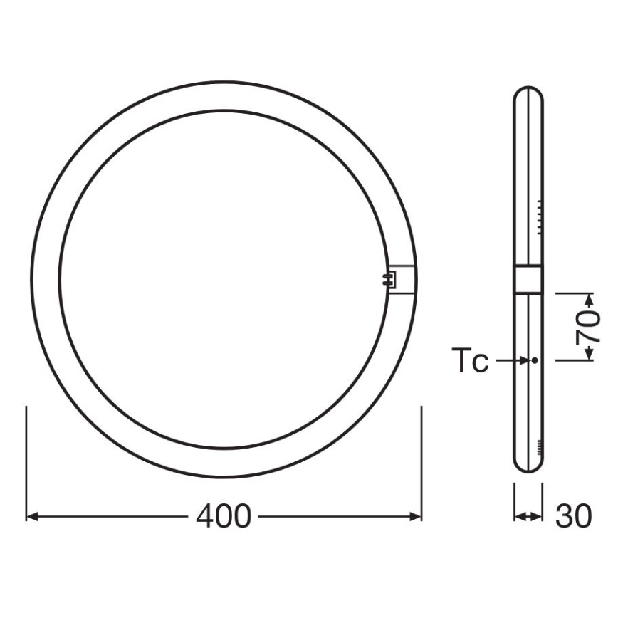 Tubo LED G10q/24W/230V 6500K - Osram