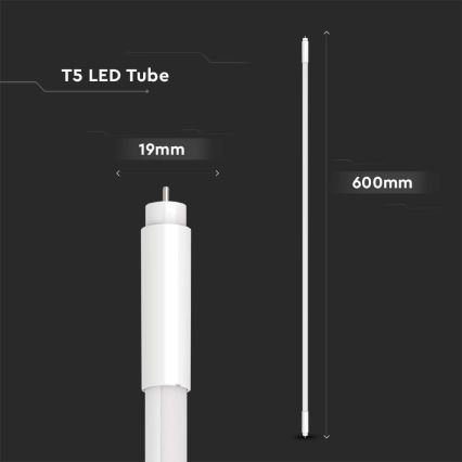 Tubo LED T5 G5/8W/230V 4000K 60 cm
