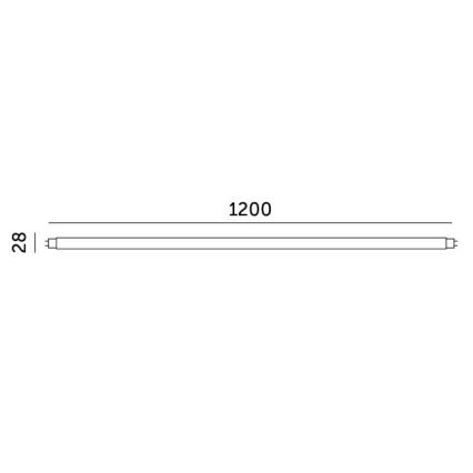 Tubo LED T8 G13/18W/230V 3000K 120 cm