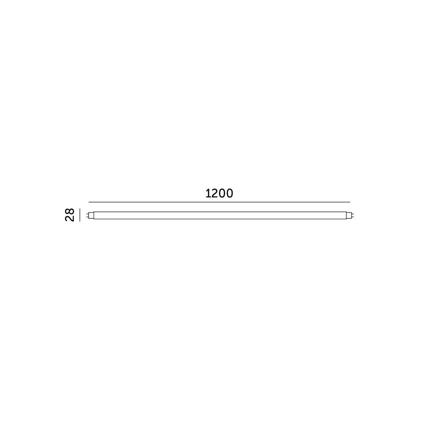 Tubo LED T8 G13/18W/230V 3000K 120 cm