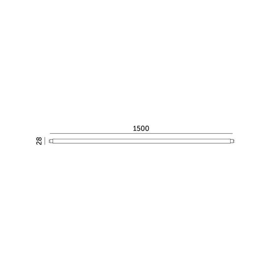 Tubo LED T8 G13/22W/230V 4000K 150 cm