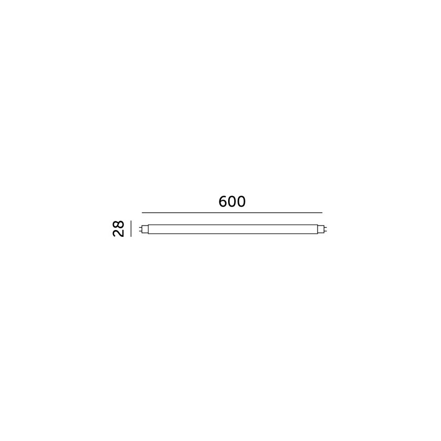 Tubo LED T8 G13/9W/230V 4000K 60 cm