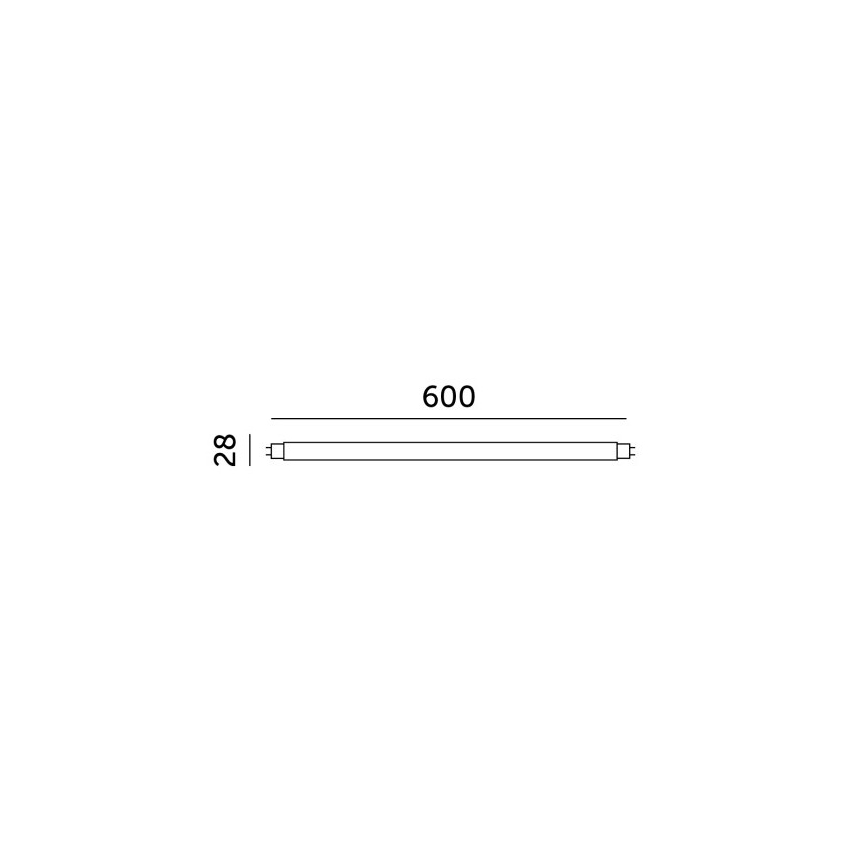 Tubo LED T8 G13/9W/230V 6500K 60 cm