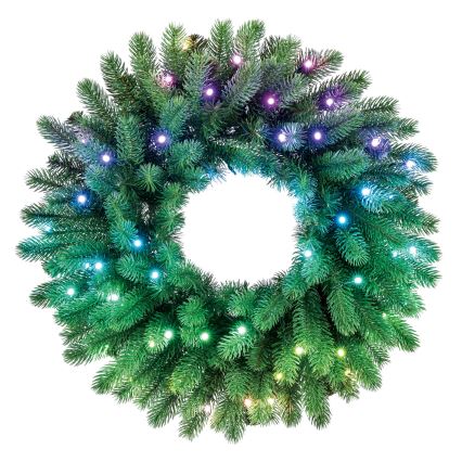 Twinkly - Grinalda de Natal LED RGB regulável 50xLED d. 60 cm Wi-Fi