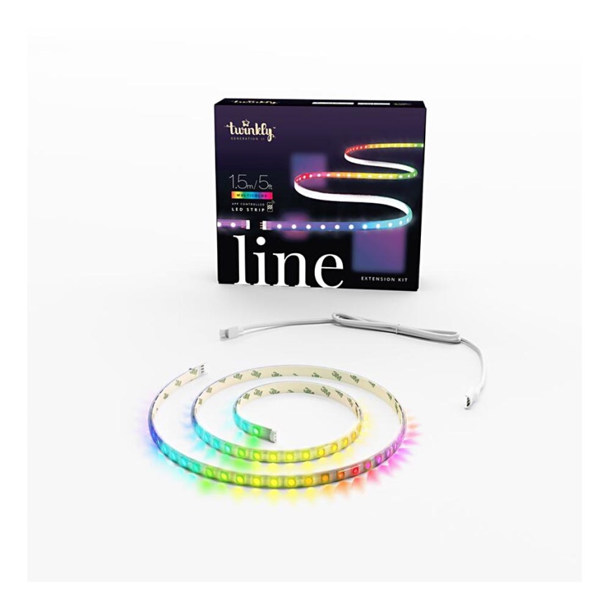 Twinkly - LED RGB Extensão regulação tira LINE 100xLED 1,5 m Wi-Fi