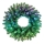 Twinkly - LED RGB Regulação Coroa de natal PRE-LIT WREATH 50xLED diâmetro 61cm Wi-Fi