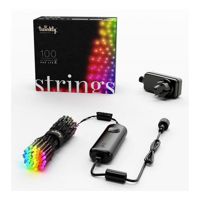 Twinkly - LED RGB Regulação exterior Corrente de Natal STRINGS 100xLED 11,5m IP44 Wi-Fi
