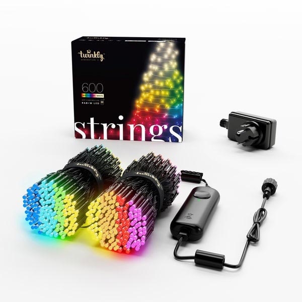 Twinkly - LED RGBW Regulação exterior Corrente de Natal STRINGS 600xLED 51,5m IP44 Wi-Fi