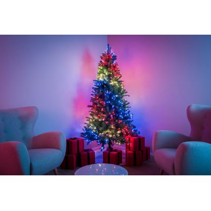 Twinkly - Árvore de Natal LED RGBW dimerizável TREE 435 LEDs 2,1 m Wi-Fi