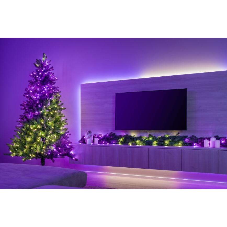 Twinkly - Árvore de Natal LED RGBW dimerizável TREE 435 LEDs 2,1 m Wi-Fi