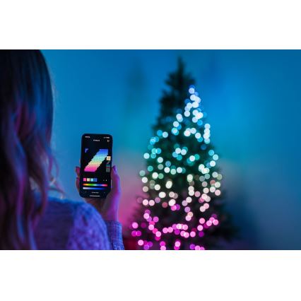 Twinkly - Árvore de Natal LED RGBW dimerizável TREE 435 LEDs 2,1 m Wi-Fi