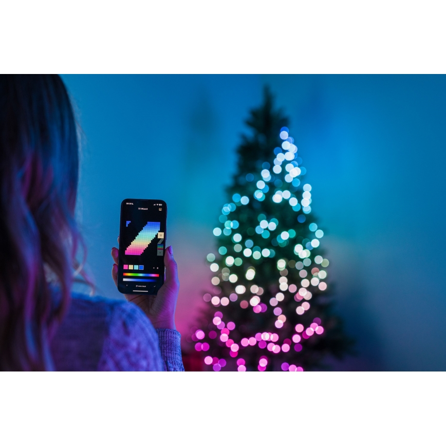 Twinkly - Árvore de Natal LED RGBW dimerizável TREE 435 LEDs 2,1 m Wi-Fi