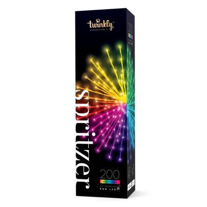 Twinkly - LED RGB Regulação exterior poinsétia SPRITZER 200xLED IP44 Wi-Fi