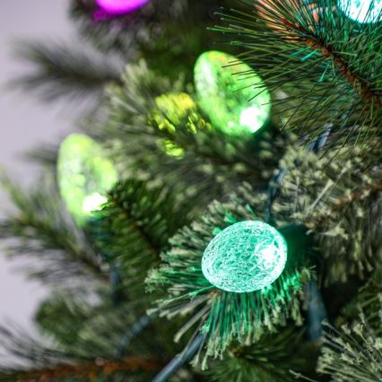 Twinkly - LED RGB Regulação exterior Corrente de Natal FACETED 40xLED 14,5 m IP44 Wi-Fi
