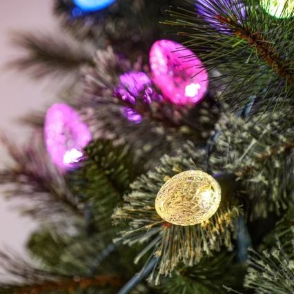 Twinkly - LED RGB Regulação exterior Corrente de Natal FACETED 40xLED 14,5 m IP44 Wi-Fi