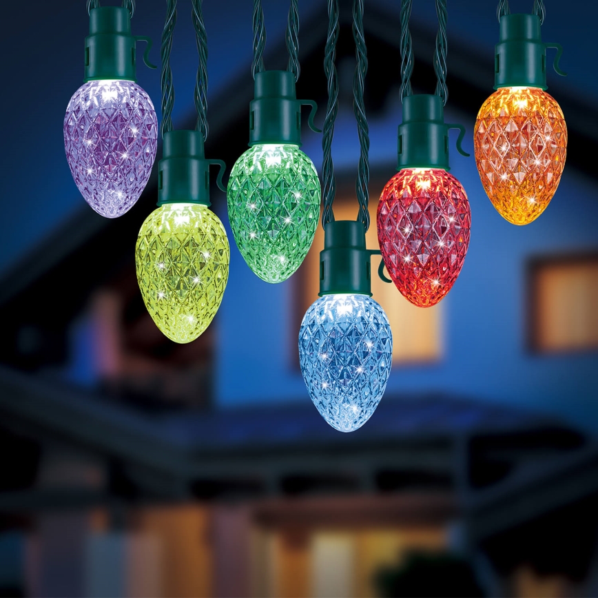 Twinkly - LED RGB Regulação exterior Corrente de Natal FACETED 40xLED 14,5 m IP44 Wi-Fi