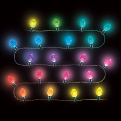 Twinkly - LED RGB Regulação exterior Corrente de Natal FACETED 40xLED 14,5 m IP44 Wi-Fi