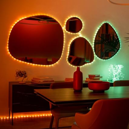 Twinkly - LED RGB Tira com regulação DOTS 60xLED 3 m Wi-Fi USB