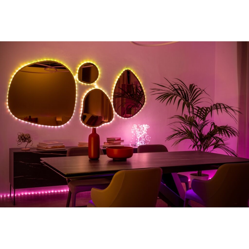 Twinkly - LED RGB Tira com regulação DOTS 60xLED 3 m Wi-Fi USB