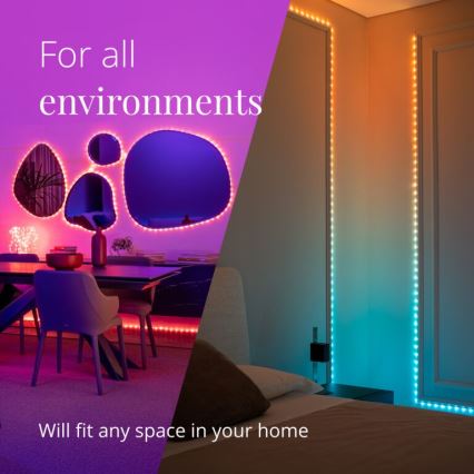 Twinkly - LED RGB Tira com regulação DOTS 60xLED 3 m Wi-Fi USB