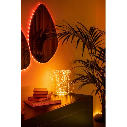 Twinkly - Cordão de luzes de Natal DOTS LED RGB dimerizável 60 LEDs 7 m USB Wi-Fi