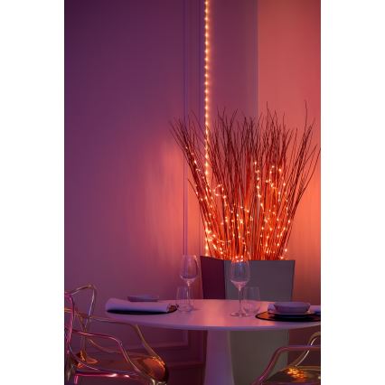 Twinkly - Cordão de luzes de Natal DOTS LED RGB dimerizável 60 LEDs 7 m USB Wi-Fi