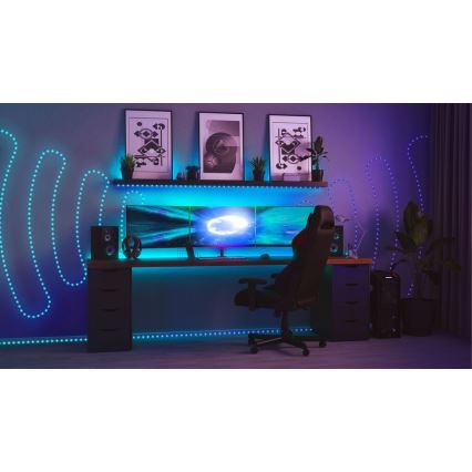 Twinkly - LED RGB Exterior regulação tira DOTS 400xLED 20 m IP44 Wi-Fi