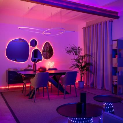 Twinkly - LED RGB Exterior regulação tira DOTS 400xLED 20 m IP44 Wi-Fi