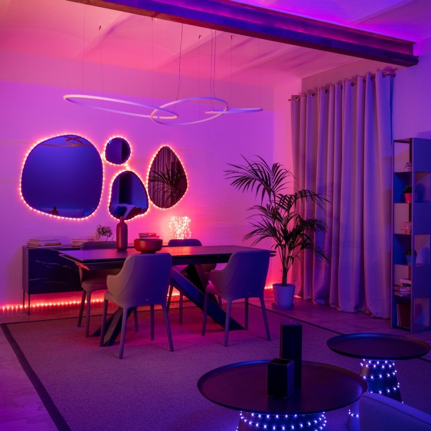 Twinkly - LED RGB Exterior regulação tira DOTS 400xLED 20 m IP44 Wi-Fi