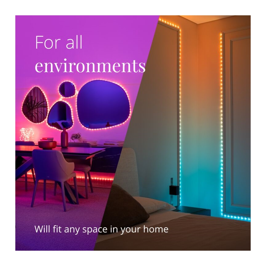 Twinkly - LED RGB Exterior regulação tira DOTS 400xLED 20 m IP44 Wi-Fi
