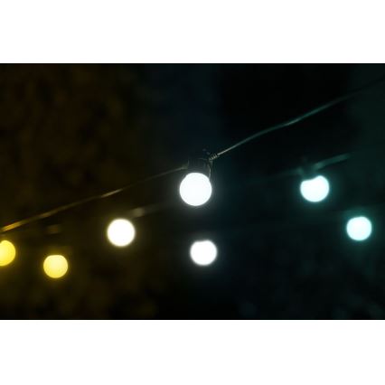 Twinkly - LED Regulação exterior corrente decorativa FESTOON 20xLED 14m IP44 Wi-Fi