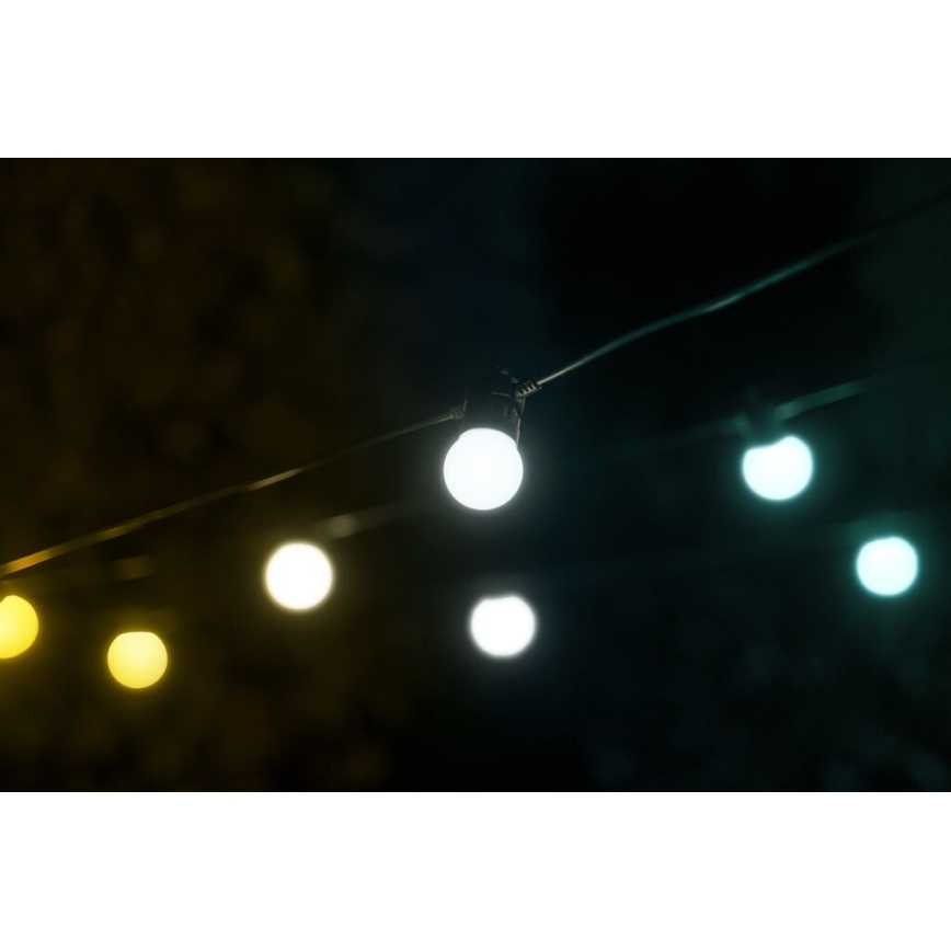 Twinkly - LED Regulação exterior corrente decorativa FESTOON 20xLED 14m IP44 Wi-Fi